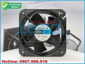 Quạt hút LUNAN AF2206HBL-A, 220-240VAC, 200x200x60mm  