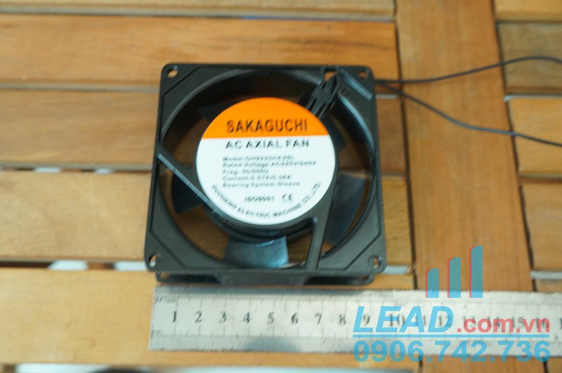 Quạt hút Sakaguchi GH9225HA2SL, 220-240VAC, 92x92x25mm