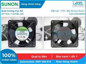 Quạt hút DELTA PFB1224UHE-R00, 24VDC, 120x120x38mm  