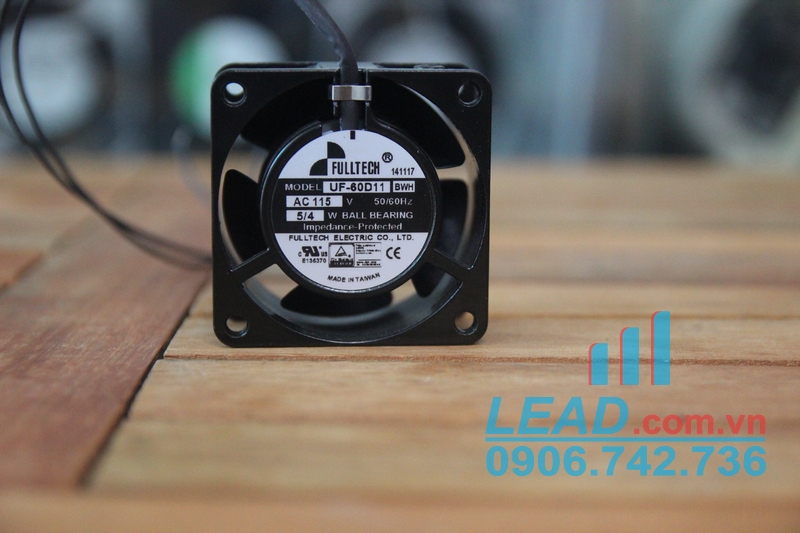Quạt hút FULLTECH UF-60D11, 115VAC, 60x60x30mm