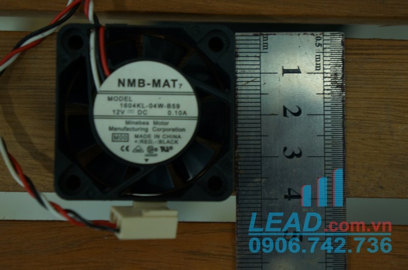 Quạt hút NMB MAT 1604KL-04W-B59, 12VDC, 40x40x10 mm