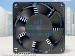 Quạt hút LEIPOLE F2E-120B-230, 230VAC, 120x120x38mm  