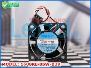 Quạt hút NMB 1608VL-S5W-B69(A90L-0001-0575#B), 24VDC, 40x40x20mm  