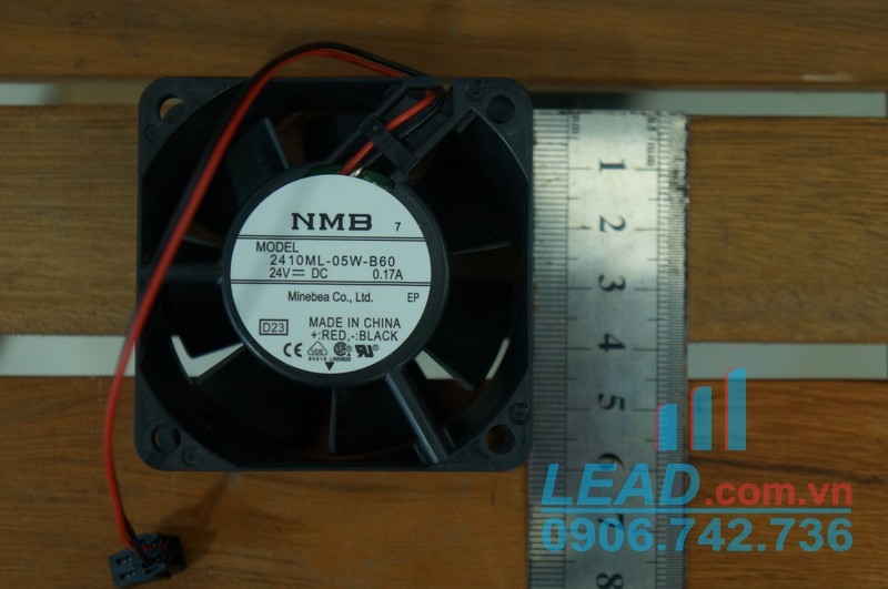 Quạt hút NMB 2410ML-05W-B60, 24VDC, 60x60x25mm
