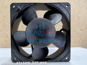 Quạt hút NMB 4715MS-22T-B50, 220VAC, 119x119x38mm  