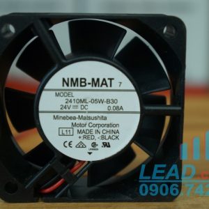 Quạt hút NMB 2410ML-05W-B69, 24VDC, 60x60x25mm QUẠT DC QUẠT DC 95