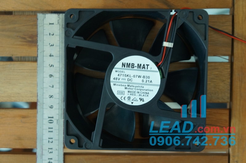 Quạt hút NMB MAT 4715KL-07W-B30, 48VDC, 120x120x38mm