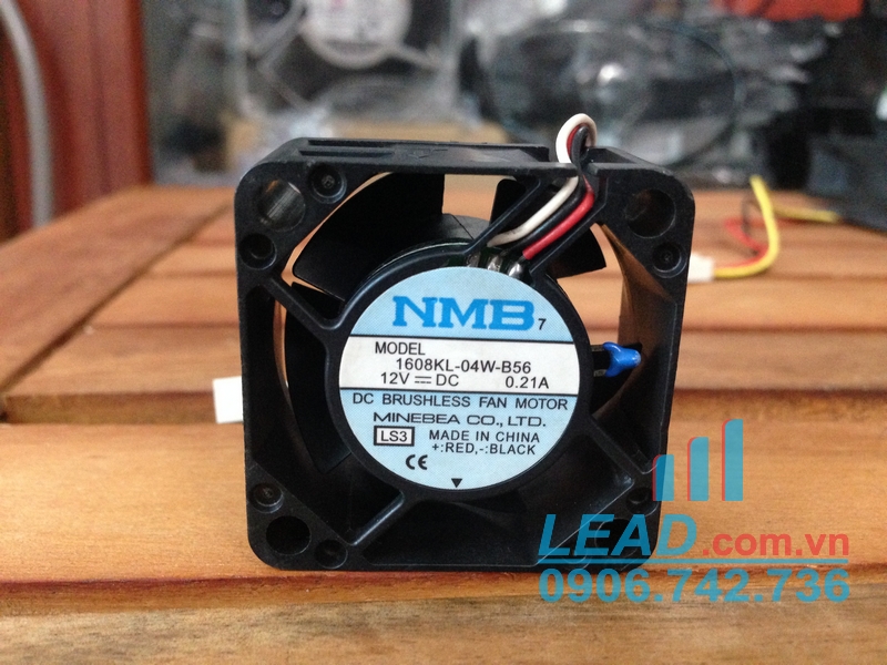 Quạt DC NMB 1608KL-04W-B56 12V 40x40x20mm