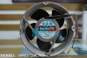 Quạt hút SANYO DENKI 109E1724K501, 24VDC, 172x51mm  
