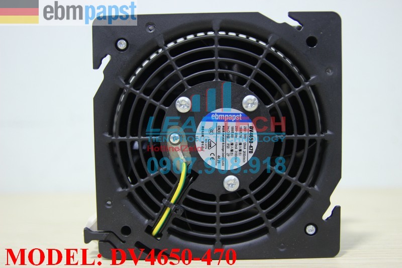 Quạt hút EBMPAPST DV4650-470, 230VAC, 120x120x38mm