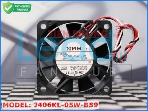 Quạt hút NMB 2410ML-05W-B70, 24VDC, 60x60x25mm  