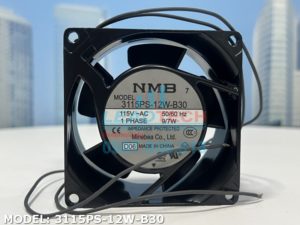 Quạt hút NMB 3115PS-12W-B30, 115VAC, 80x80x38mm  