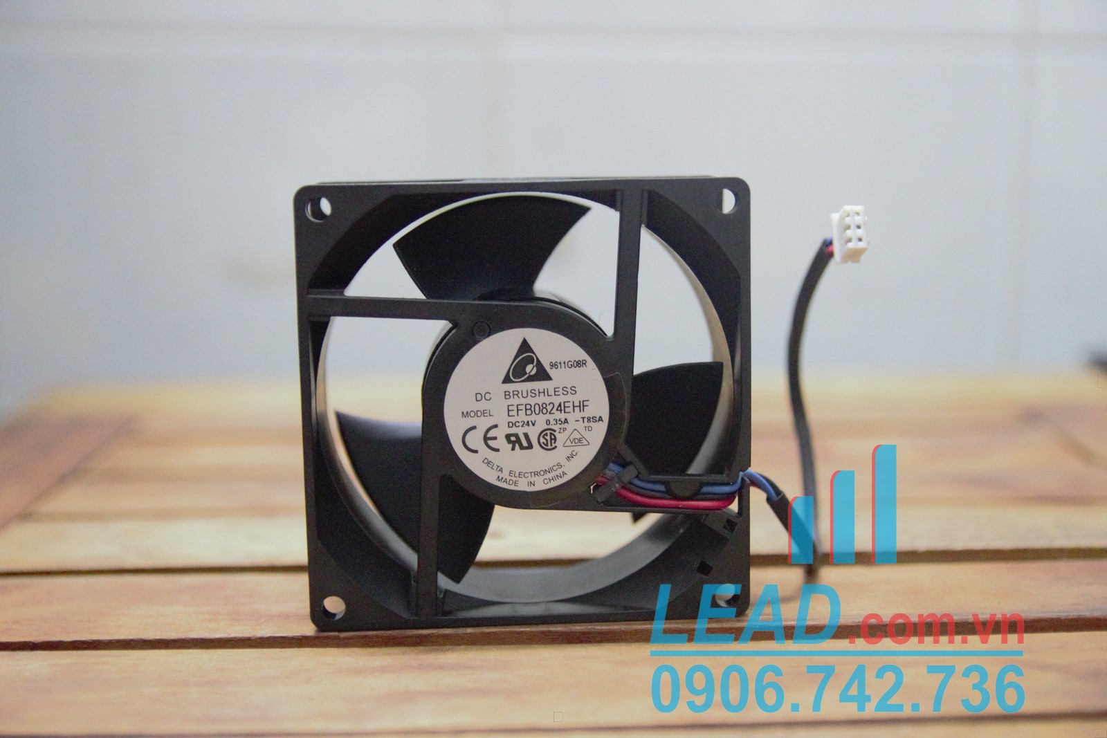 Quạt DELTA EFB0824EHF, 24VDC, 80x80x32mm