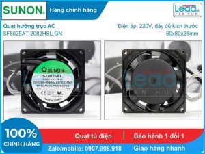 Quạt hút NMB 3108NL-05W-B49, 24VDC, 80x80x20mm  