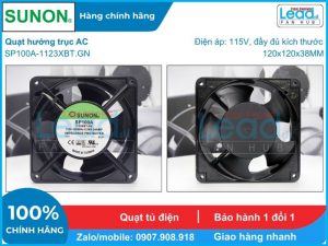 Quạt hút DELTA PFB1224UHE-R00, 24VDC, 120x120x38mm  