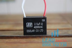 Tụ điện BM CBB61 2.5uF, 450VAC Giắc cắm  