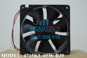 Quạt hút NMB 4715KL-05W-B39, 24VDC, 119x119x38mm  