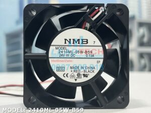 Quạt biến tần NMB 2410ML-05W-B89, 24VDC, 60x60x25mm  