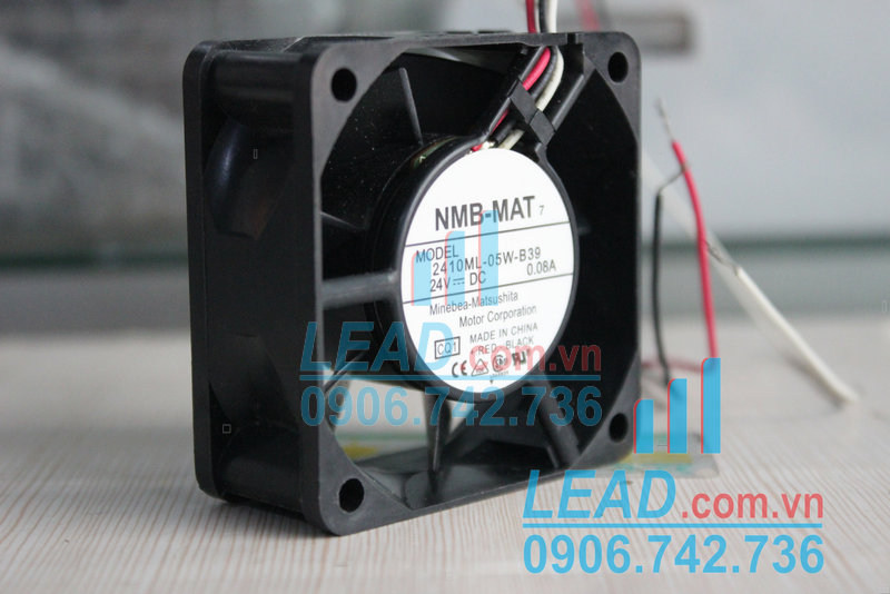 Quạt hút NMB 2410ML-05W-B39, 24VDC, 60x60x25mm