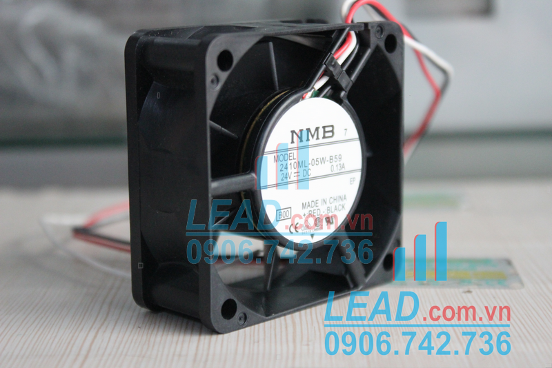 Quạt hút NMB 2410ML-05W-B59, 24VDC, 60x60x25mm
