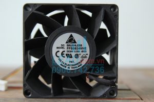 Quạt biến tần SANYO DENKI 9HV0824P1G0061, 24VDC, 80x80x38mm  