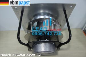 Quạt hút EBMPAPST A2E250-AM06-01, 230VAC, 250x72mm  