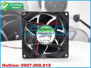Quạt hút SANYO DENKI 9GV0848P4K031, 48VDC, 80x80x25mm  