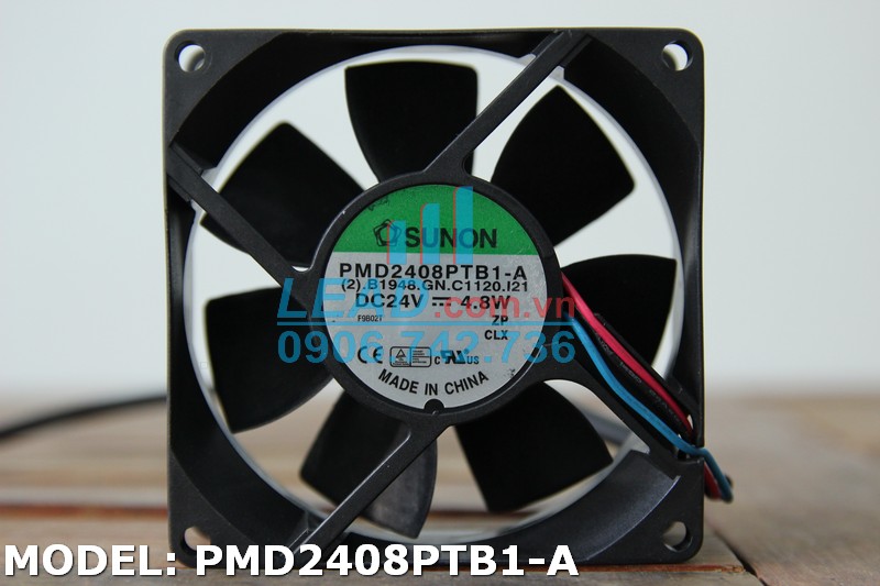 Quạt hút SUNON PMD2408PTB1-A, 24VDC, 80x80x25mm