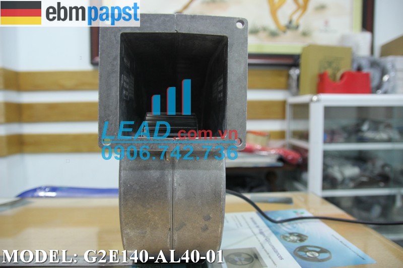 Quạt hút EBMPAPST G2E140-AL40-01, 230VAC, 226x247x130mm