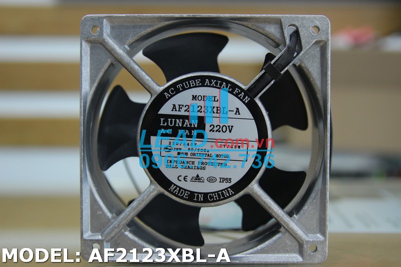 Quạt hút LUNAN AF2123XBL-A, 220VAC, 120x120x38mm