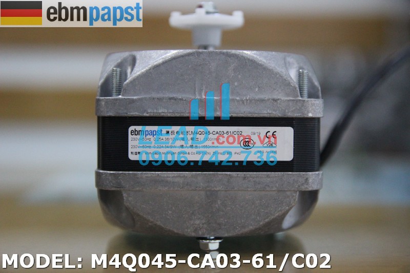 Quạt hút EBMPAST M4Q045-CA03-61/C02, 230VAC, 83mm
