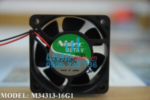 Quạt hút NIDEC M33455-16, 12VDC, 60x60x25mm  