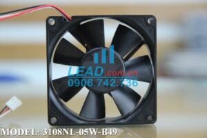 Quạt hút NMB 3108NL-05W-B49, 24VDC, 80x80x20mm  