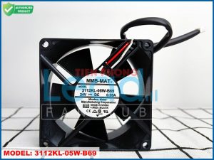 Quạt hút tủ điện EBMPAPST 8314L, 24VDC, 80x80x32mm  