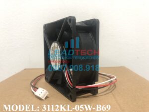 Quạt hút NMB 3112KL-05W-B69, 24VDC, 80x80x32mm  