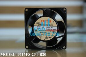 Quạt hút U.S TOYO USTF80382303W, 230VAC, 80x80x38mm  