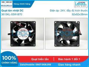 Quạt hút SANYO DENKI 9WF0924H404, 24VDC, 92x92x25mm  