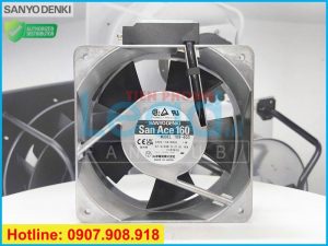 Quạt hút SANYO DENKI 109-602, 200VAC, 160x160x51mm  