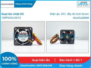 Quạt hút NMB 1608KL-04W-B59, 12VDC, 40x40x20mm  