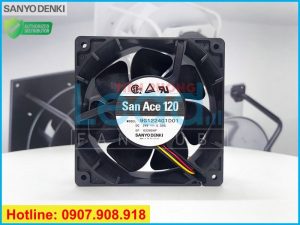 Quạt hút DELTA AFB1224HE, 24VDC, 120x120x38mm  