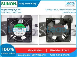 Quạt hút DELTA FFB1224SHE, 24VDC, 120x120x38mm  