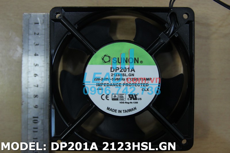 Quạt hút Sunon DP201A 2123HSL.GN, 220-240VAC, 120x120x38 mm