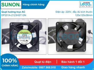 Quạt hút ADDA AQ1224HB-F51, 24VDC, 120x120x38mm  
