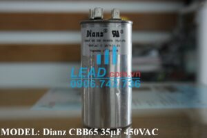 Tụ điện DAEYEONG CBB65 35uF, 370VAC Jack cắm  