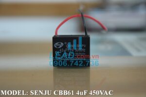 Tụ điện CBB61 4uF, 500VAC Giắc cắm  