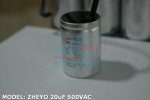 Tụ điện ZHEYO 20uF, 500VAC Dây cắm  
