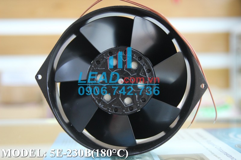 Quạt hút Bi-Sonic 5E-230B(180°C), 230VAC, 170x150x55mm