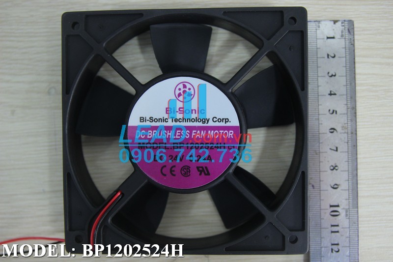 Quạt hút Bi-Sonic BP1202524H, 24VDC, 120x120x25mm