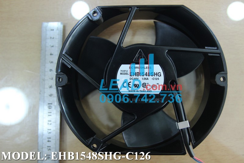 Quạt hút DELTA EHB1548SHG-C126, 48VDC, 172x150x51mm