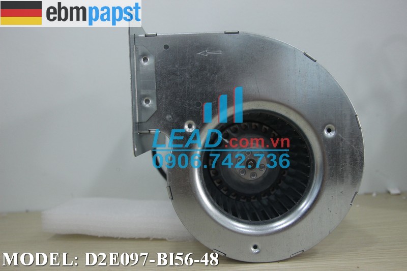 Quạt hút EBMPAPST D2E097-BI56-48, 230VAC, 180x162x165mm
